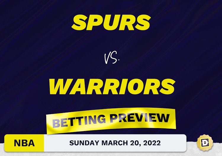 Spurs vs. Warriors Predictions and Odds - Mar 20, 2022