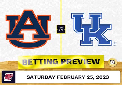 Auburn vs. Kentucky CBB Prediction and Odds - Feb 25, 2023