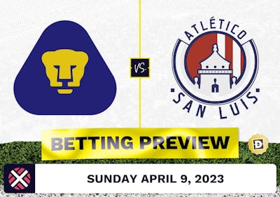 Pumas UNAM vs. San Luis Prediction and Odds - Apr 9, 2023