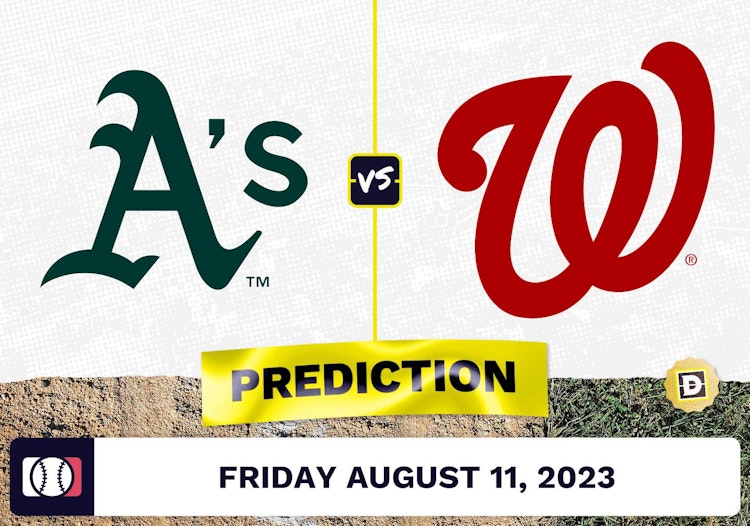 Athletics vs. Nationals Prediction for MLB Friday [8/11/2023]