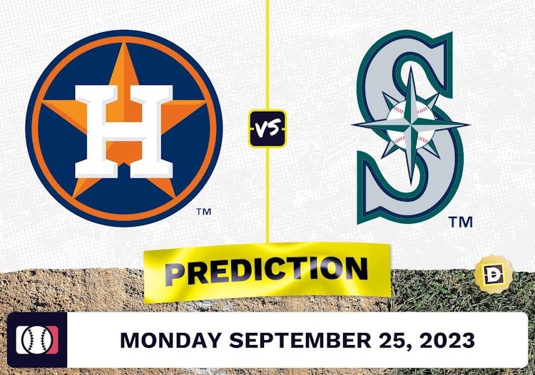 Astros vs. Mariners Prediction for MLB Monday [9/25/2023]