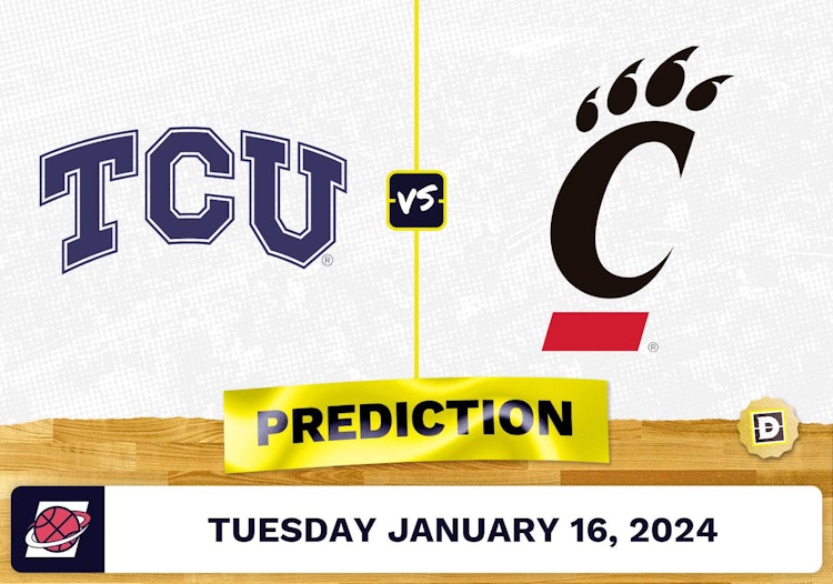 TCU vs. Cincinnati Prediction, Odds, College Basketball Picks [1/16/2024]