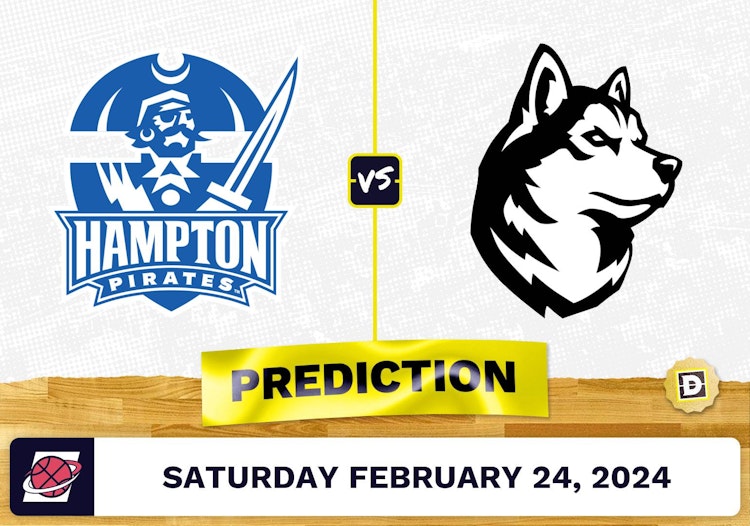 Hampton vs. Northeastern Prediction, Odds, College Basketball Picks [2/24/2024]