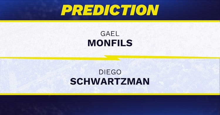 Gael Monfils vs Diego Schwartzman Tennis Prediction.