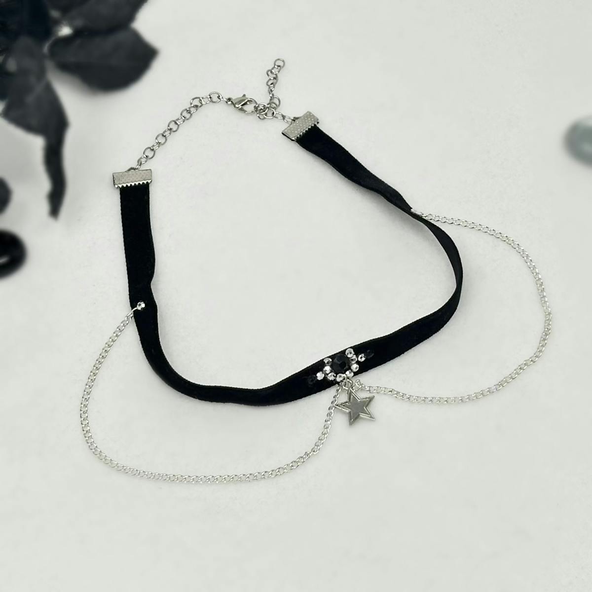 Star Charm choker necklace