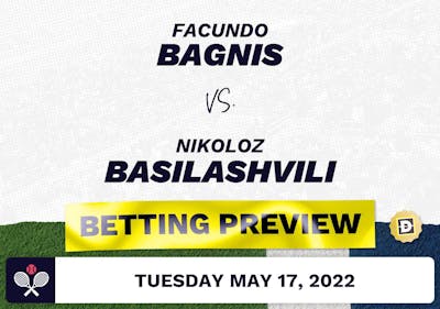 Facundo Bagnis vs. Nikoloz Basilashvili Predictions - May 17, 2022