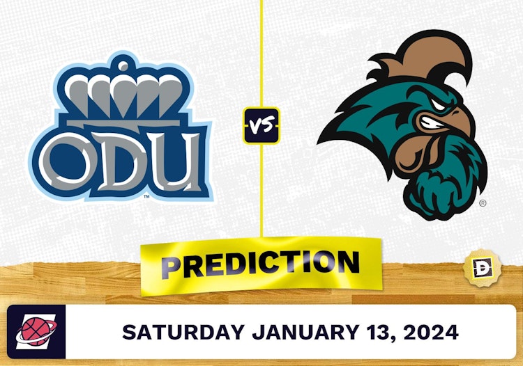 Old Dominion vs. Coastal Carolina Prediction, Odds, College Basketball Picks [1/13/2024]