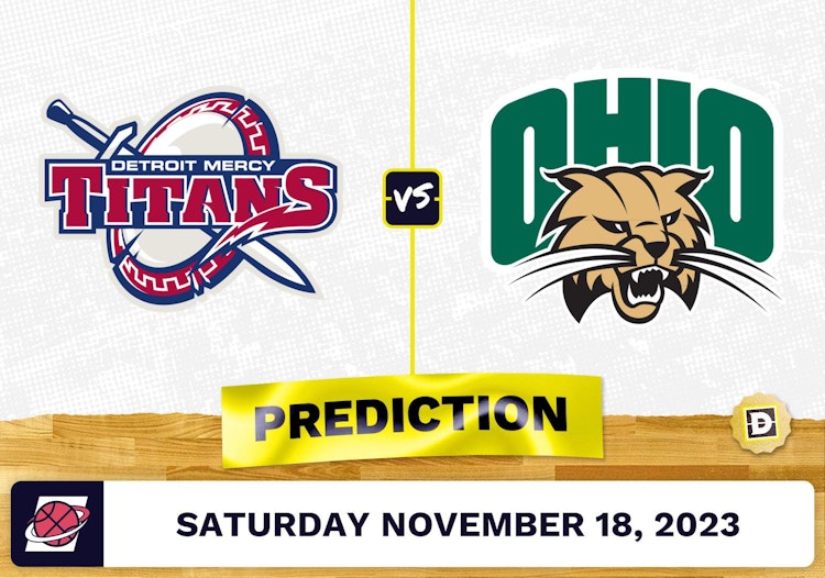 Detroit Mercy vs. Ohio Basketball Prediction - November 18, 2023