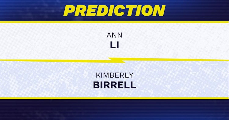 Ann Li vs Kimberly Birrell Tennis Prediction.