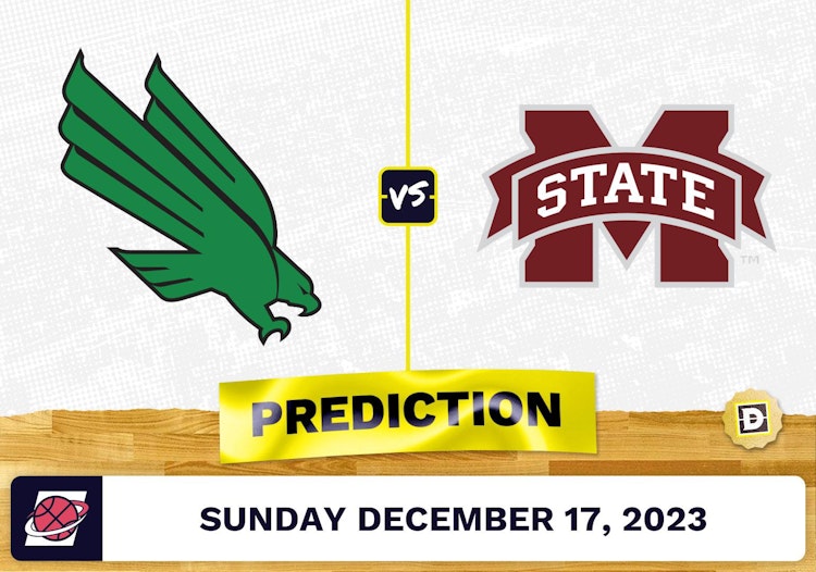 North Texas vs. Mississippi State Prediction, Odds, Picks for College Basketball Sunday [12/17/2023]