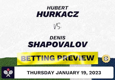 Hubert Hurkacz vs. Denis Shapovalov Predictions - Jan 20, 2023