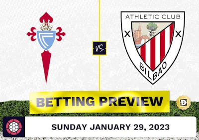 Celta Vigo vs. Athletic Bilbao Prediction and Odds - Jan 29, 2023