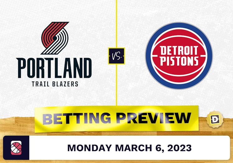 Trail Blazers vs. Pistons Prediction and Odds - Mar 6, 2023
