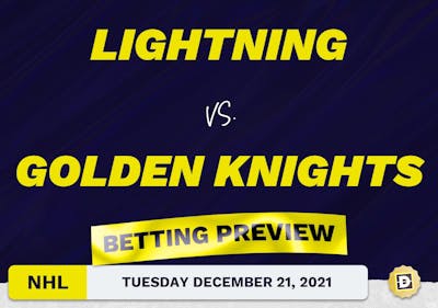 Lightning vs. Golden Knights Predictions and Odds - Dec 21, 2021