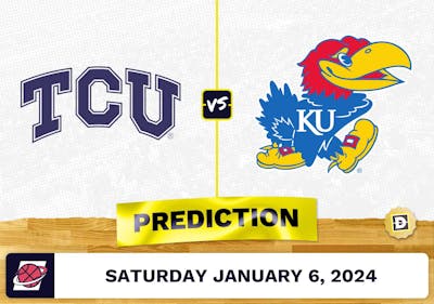 TCU vs. Kansas Prediction, Odds, College Basketball Picks  [1/6/2024]