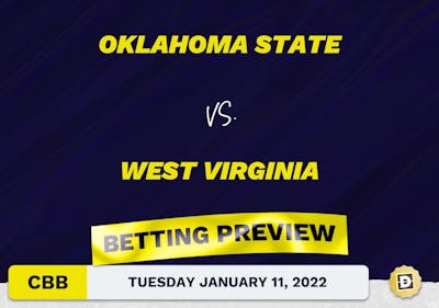 Oklahoma State vs. West Virginia CBB Predictions and Odds - Jan 11, 2022