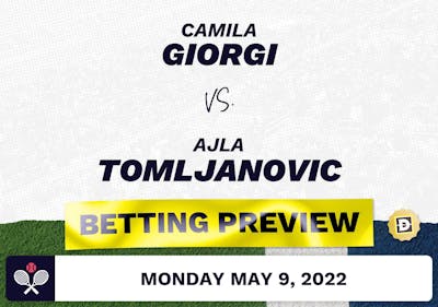 Camila Giorgi vs. Ajla Tomljanovic Predictions - May 9, 2022