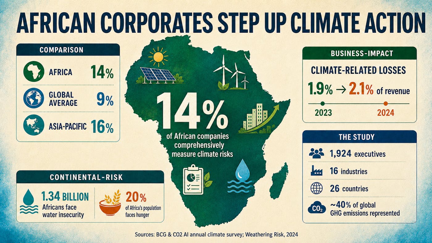 African Corporates Step Up Climate Action, Study