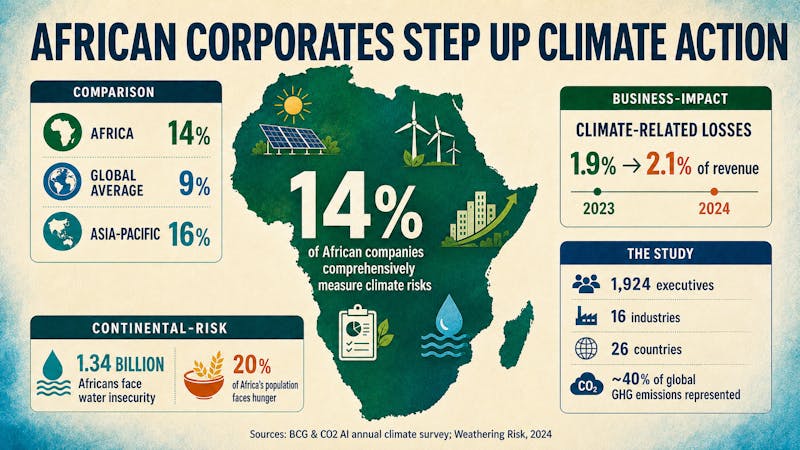 African Corporates Step Up Climate Action, Study
