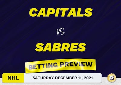 Capitals vs. Sabres Predictions and Odds - Dec 11, 2021