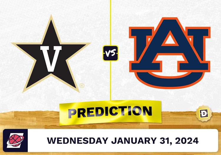 Vanderbilt vs. Auburn Prediction, Odds, College Basketball Picks [1/31