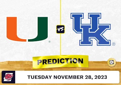 Miami (FL) vs. Kentucky Basketball Prediction - November 28, 2023