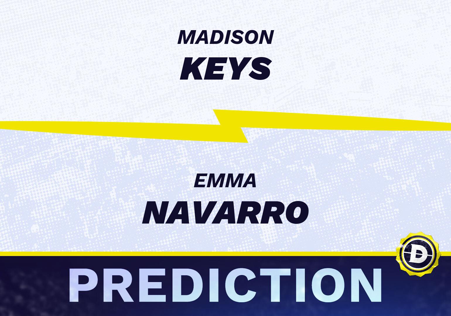Madison Keys vs. Emma Navarro Prediction, Odds, Picks for French Open 2024