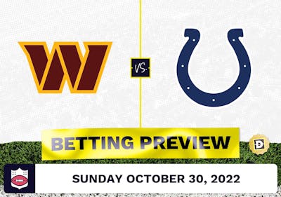 Commanders vs. Colts Week 8 Prediction and Odds - Oct 30, 2022