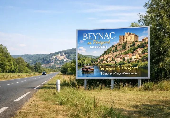 Affiche publicitaire 4x3 haute définition