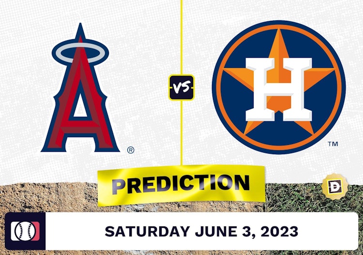 Angels vs. Astros Prediction for MLB Saturday [6/3/2023]