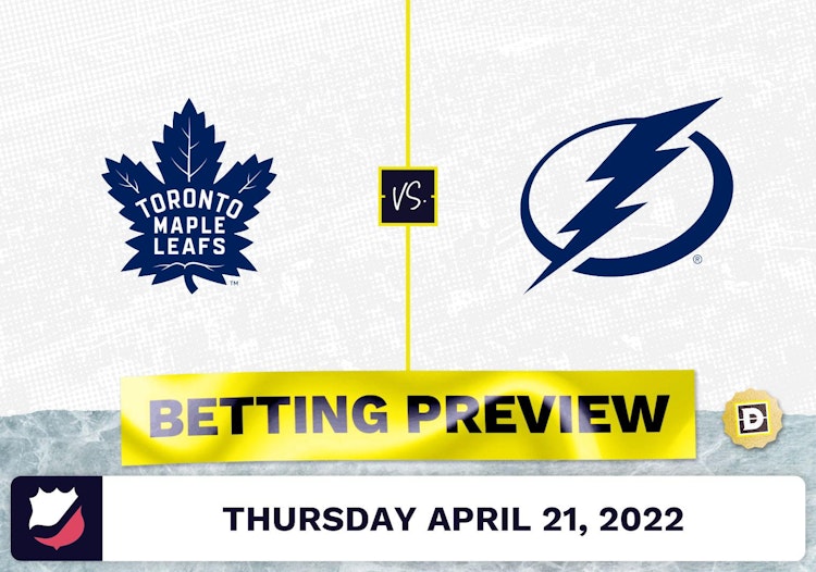 Maple Leafs vs. Lightning Prediction and Odds - Apr 21, 2022