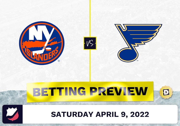 Islanders vs. Blues Prediction and Odds - Apr 9, 2022