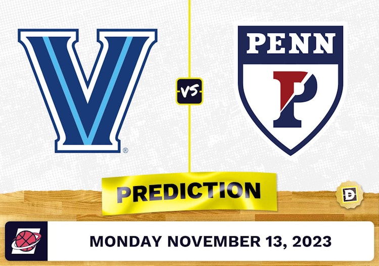 Villanova vs. Pennsylvania Basketball Prediction - November 13, 2023