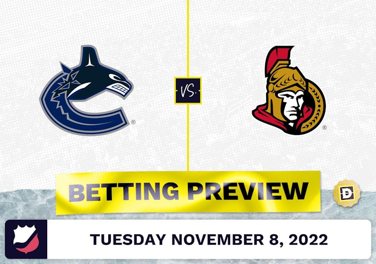 Canucks vs. Senators Prediction and Odds - Nov 8, 2022