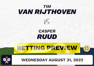 Tim van Rijthoven vs. Casper Ruud Predictions - Aug 31, 2022