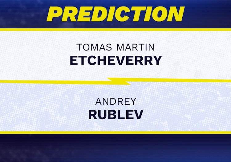 Tomas Martin Etcheverry vs. Andrey Rublev Prediction, Odds, Picks for ATP Montreal 2024