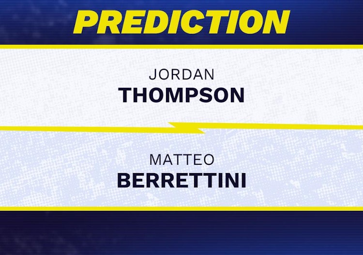 Jordan Thompson vs Matteo Berrettini Tennis Prediction.