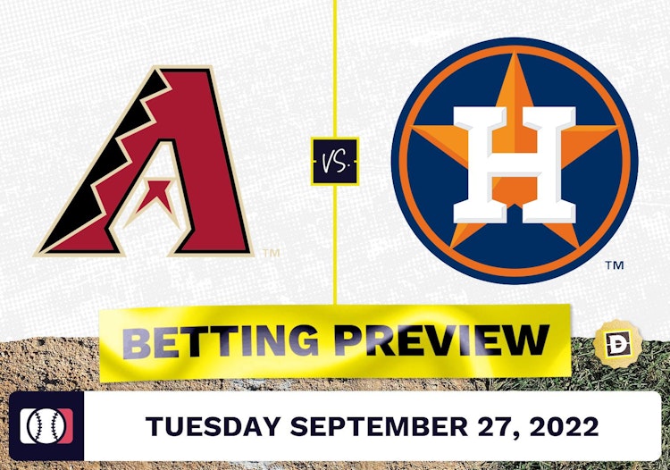 Diamondbacks vs. Astros Prediction and Odds - Sep 27, 2022