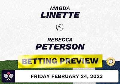 Magda Linette vs. Rebecca Peterson Predictions - Feb 24, 2023