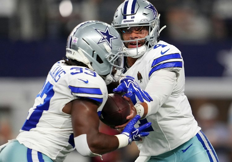 Javonte Williams ahead of Cowboys vs. Eagles on Monday Night Football at Lincoln Financial Field