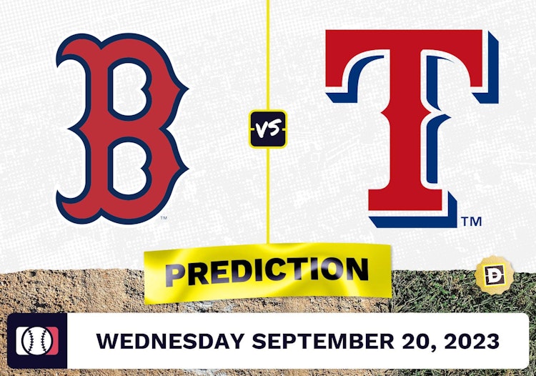 Red Sox vs. Rangers Prediction for MLB Wednesday [9/20/2023]