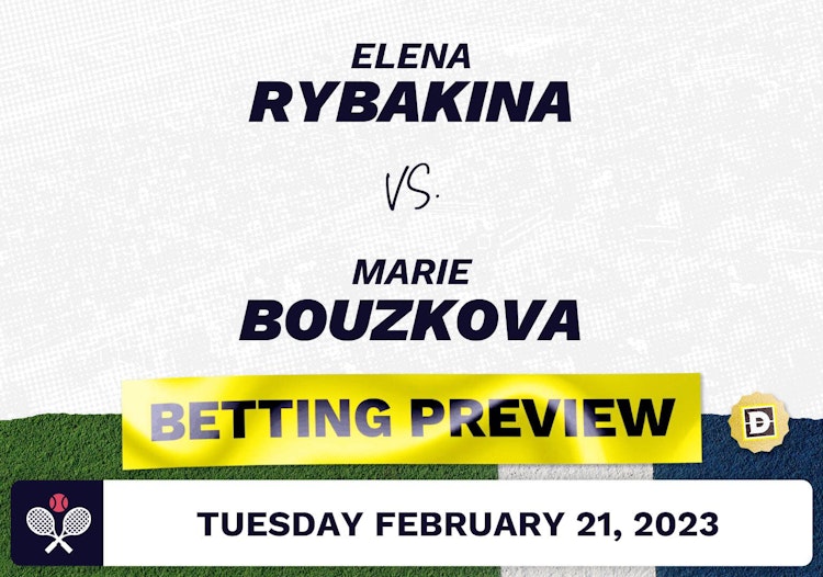 Elena Rybakina vs. Marie Bouzkova Predictions - Feb 21, 2023