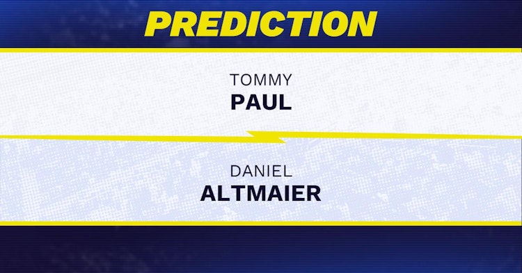 Tommy Paul vs Daniel Altmaier Tennis Prediction.
