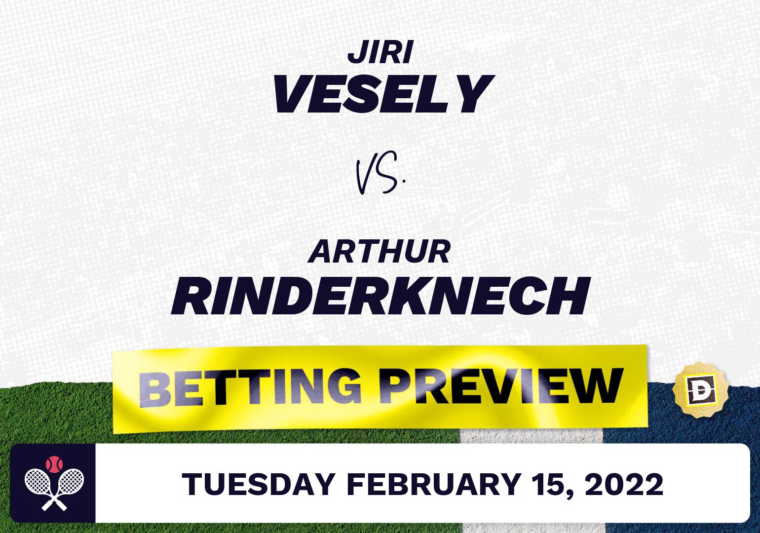 Jiri Vesely vs. Arthur Rinderknech Predictions - Feb 15, 2022