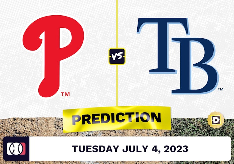 Phillies vs. Rays Prediction for MLB Tuesday [7/4/2023]