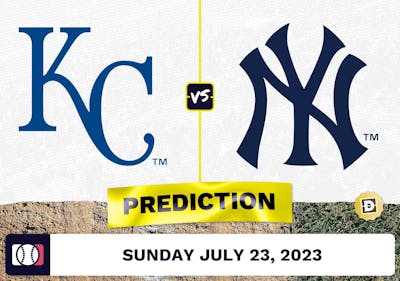 Royals vs. Yankees Prediction for MLB Sunday [7/23/2023]