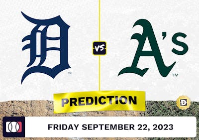 Tigers vs. Athletics Prediction for MLB Friday [9/22/2023]
