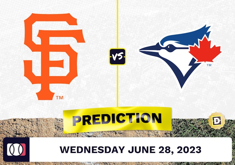 Giants vs. Blue Jays Prediction for MLB Wednesday [6/28/2023]