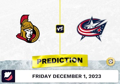 Ottawa Senators vs. Columbus Blue Jackets Prediction and Odds - December 1, 2023