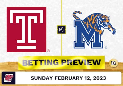 Temple vs. Memphis CBB Prediction and Odds - Feb 12, 2023